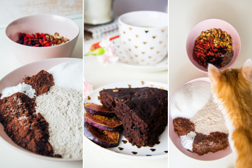 Wegańskie ciasto czekoladowe - bele kaj - blog po śląsku