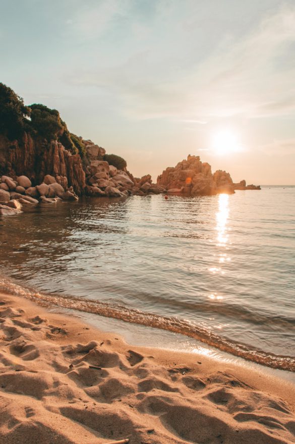 Plaża Li Cossi, Sardynia, Włochy - bele kaj - blog podróżniczy