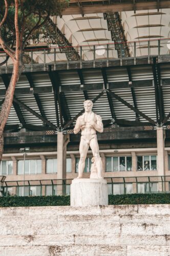 Stadio Olimpico, Rzym, Włochy - Fusbal Sztand - blog bele kaj